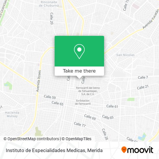 Instituto de Especialidades Medicas map
