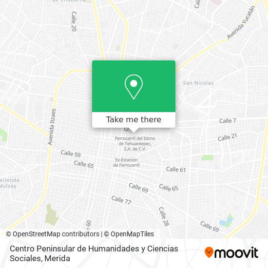 Centro Peninsular de Humanidades y Ciencias Sociales map