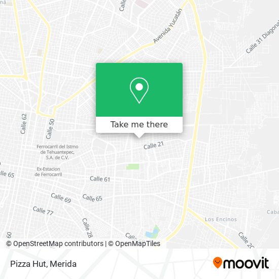 Pizza Hut map