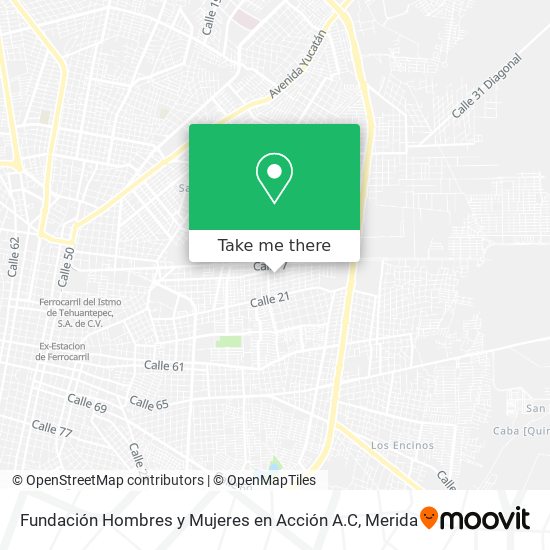 Fundación Hombres y Mujeres en Acción A.C map