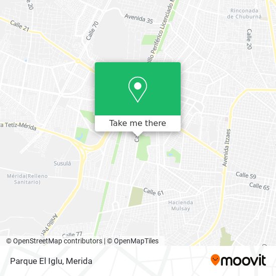 Mapa de Parque El Iglu