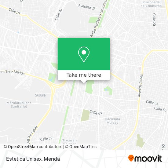 Mapa de Estetica Unisex
