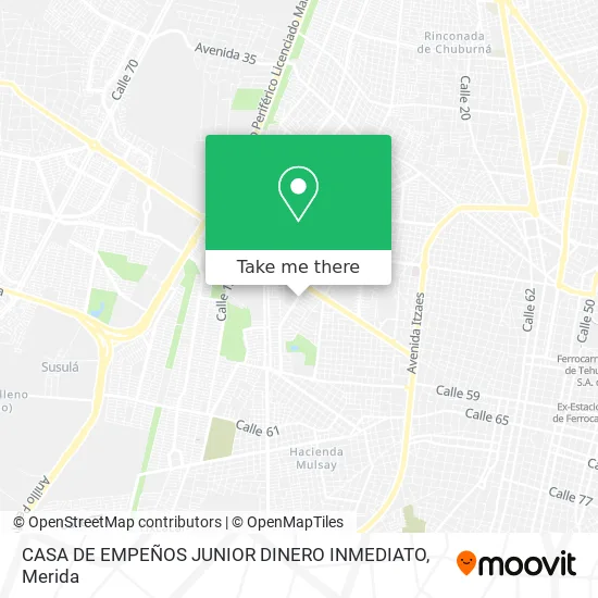 CASA DE EMPEÑOS JUNIOR DINERO INMEDIATO map