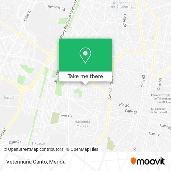 Mapa de Veterinaria Canto