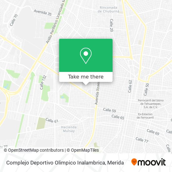 Complejo Deportivo Olimpico Inalambrica map