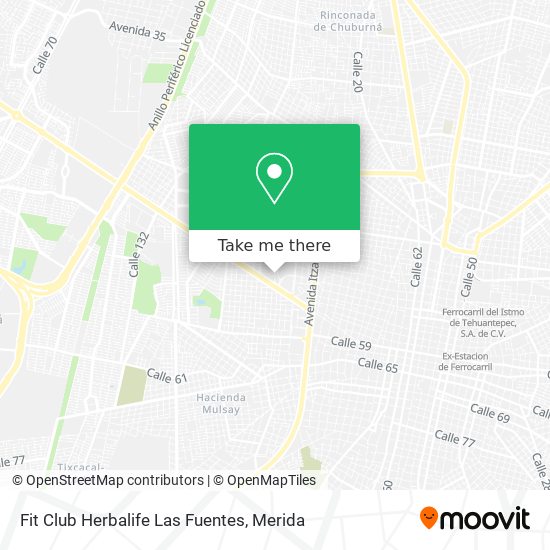 Fit Club Herbalife Las Fuentes map