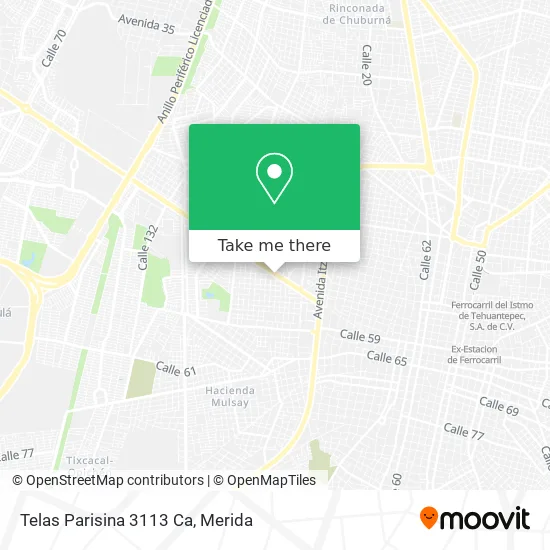 Telas Parisina 3113 Ca map