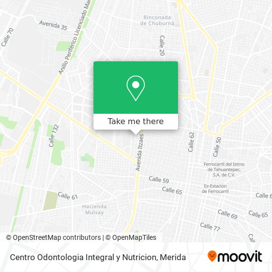 Mapa de Centro Odontologia Integral y Nutricion