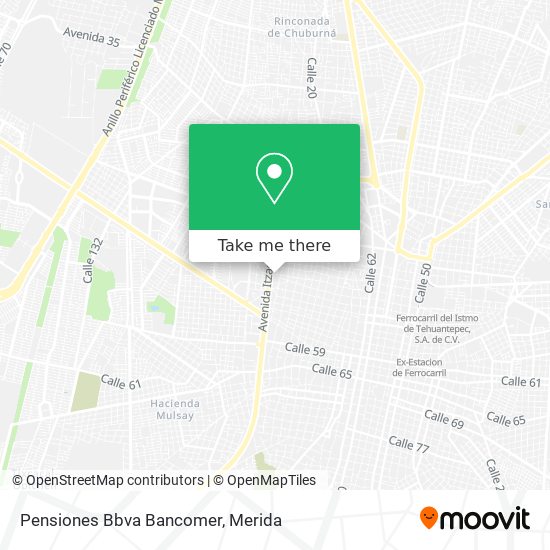 Pensiones Bbva Bancomer map