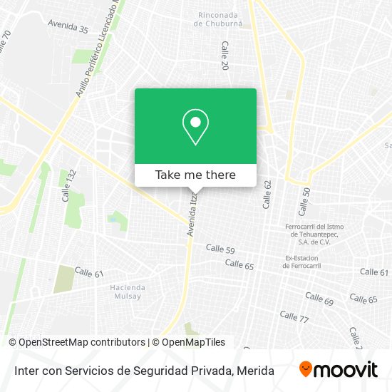 Inter con Servicios de Seguridad Privada map