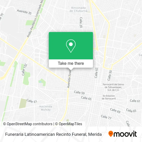 Funeraria Latinoamerican Recinto Funeral map