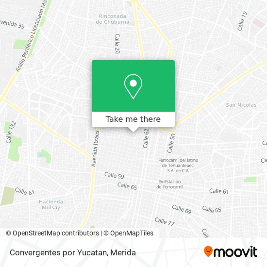 Mapa de Convergentes por Yucatan