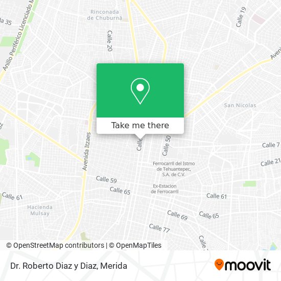 Mapa de Dr. Roberto Diaz y Diaz
