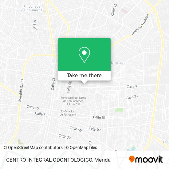 Mapa de CENTRO INTEGRAL ODONTOLOGICO