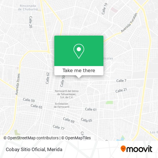 Cobay Sitio Oficial map