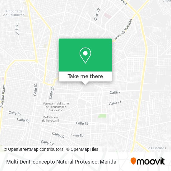 Mapa de Multi-Dent, concepto Natural Protesico