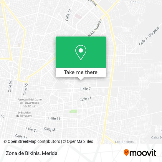 Zona de Bikinis map