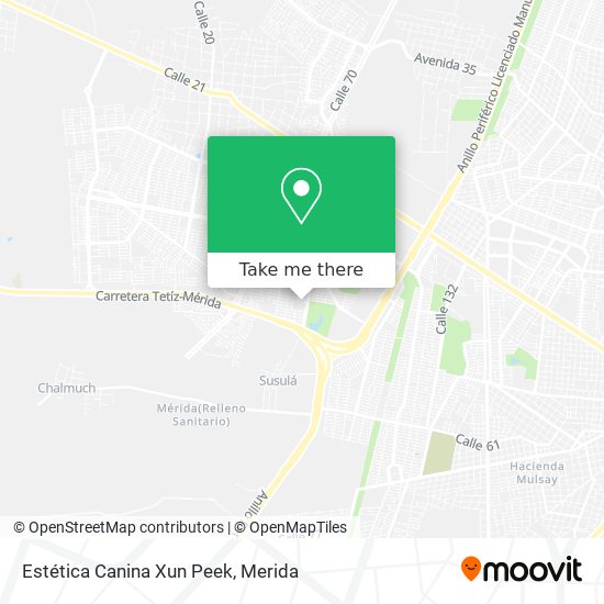 Estética Canina Xun Peek map