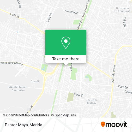 Pastor Maya map