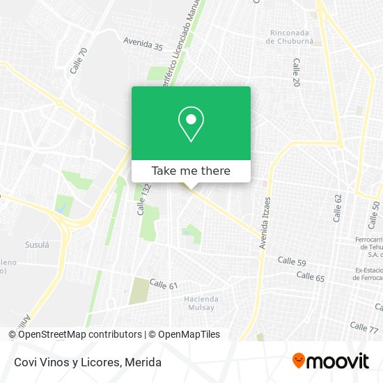 Mapa de Covi Vinos y Licores