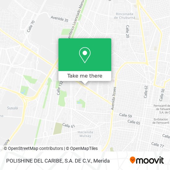 Mapa de POLISHINE DEL CARIBE, S.A. DE C.V.