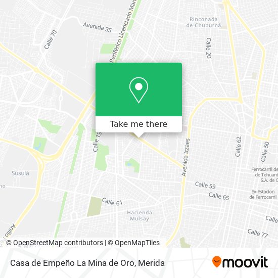 Casa de Empeño La Mina de Oro map