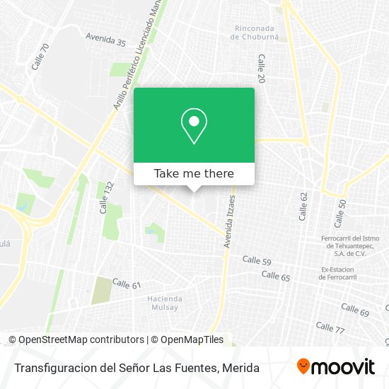 Transfiguracion del Señor Las Fuentes map