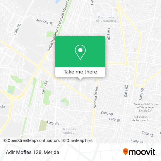 Mapa de Adir Mofles 128