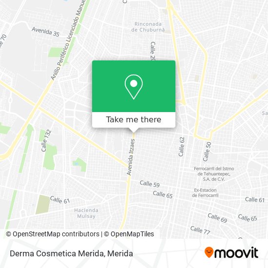 Derma Cosmetica Merida map