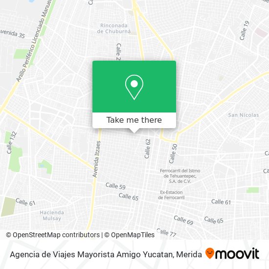 Agencia de Viajes Mayorista Amigo Yucatan map