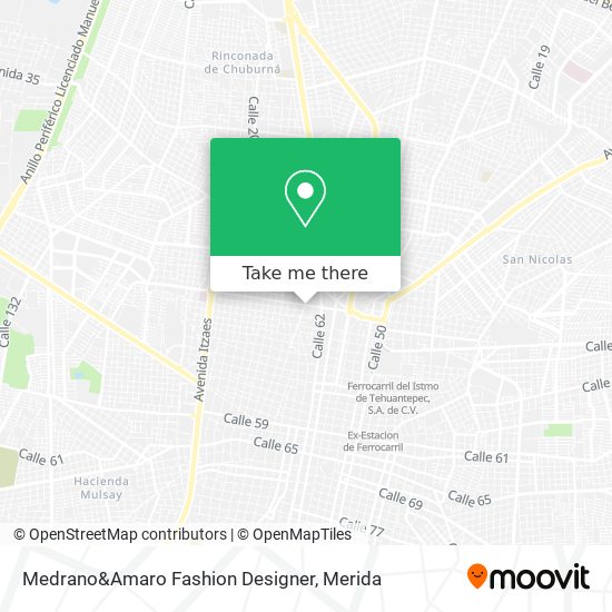 Medrano&Amaro Fashion Designer map