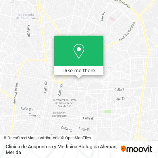 Clinica de Acupuntura y Medicina Biologica Aleman map