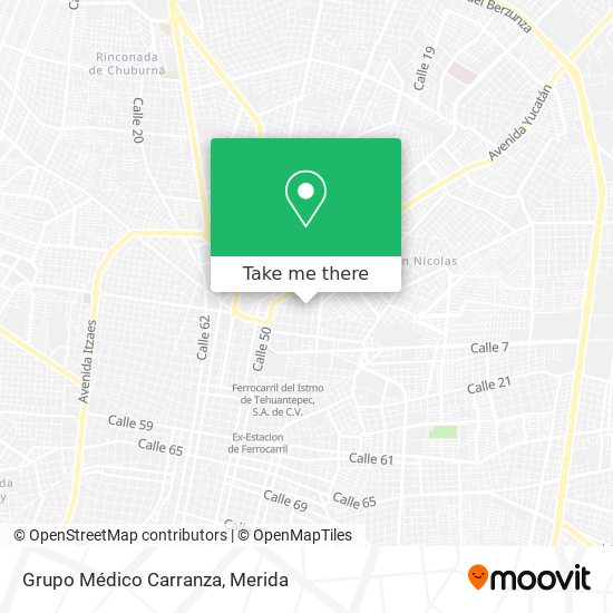 Grupo Médico Carranza map