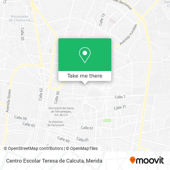 Mapa de Centro Escolar Teresa de Calcuta