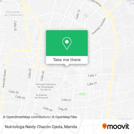Nutriologa Neidy Chacón Ojeda map