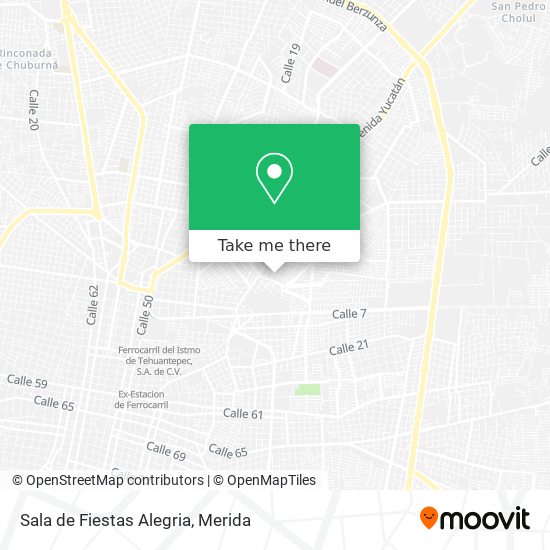 Sala de Fiestas Alegria map