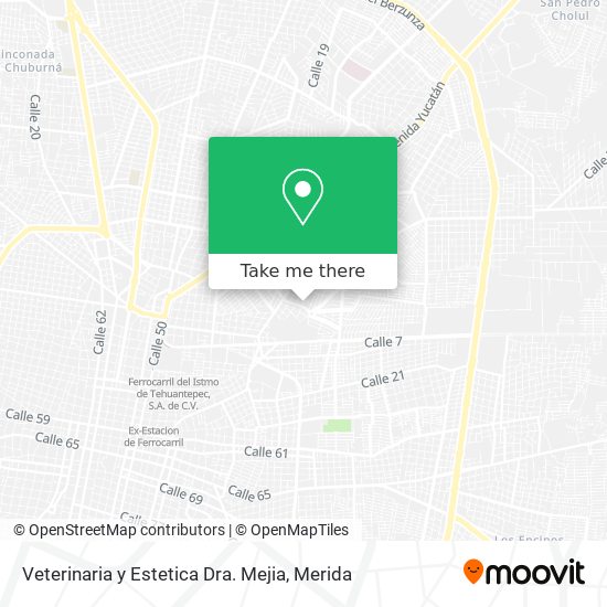 Mapa de Veterinaria y Estetica Dra. Mejia