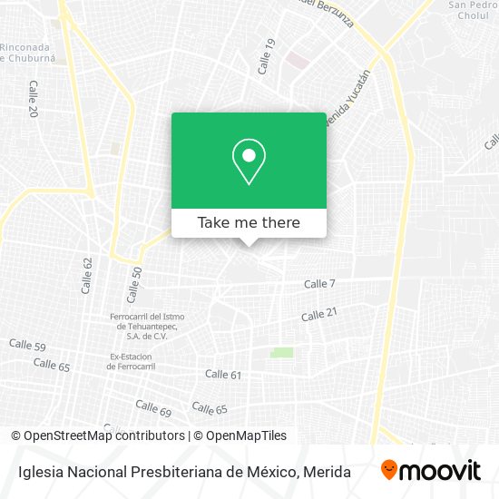 Iglesia Nacional Presbiteriana de México map