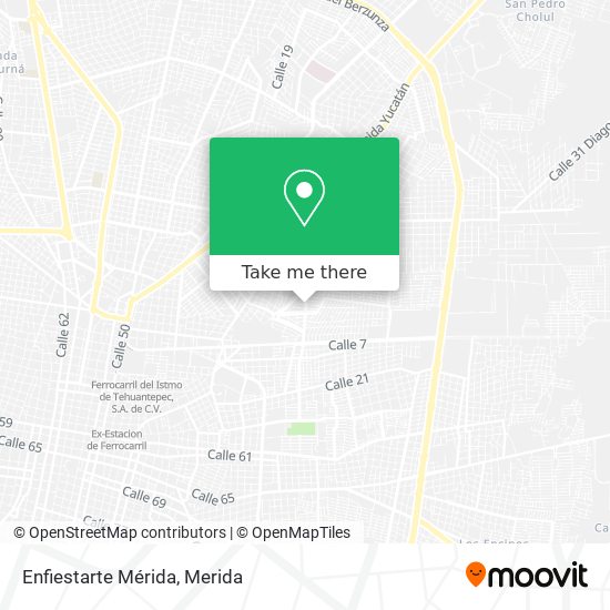 Enfiestarte Mérida map