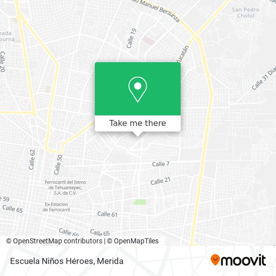 Escuela Niños Héroes map