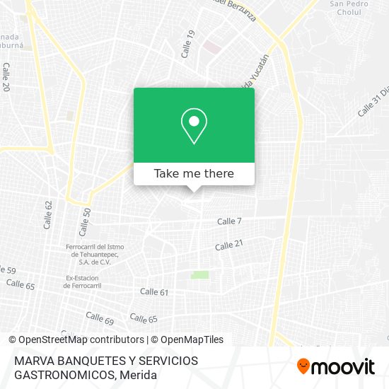 MARVA BANQUETES Y SERVICIOS GASTRONOMICOS map
