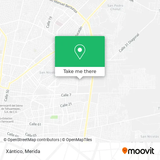 Xántico map