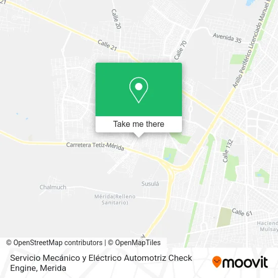 Mapa de Servicio Mecánico y Eléctrico Automotriz Check Engine