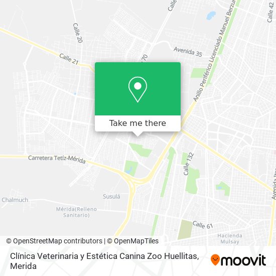 Clínica Veterinaria y Estética Canina Zoo Huellitas map