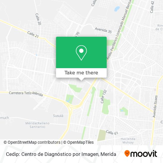 Cedip: Centro de Diagnóstico por Imagen map