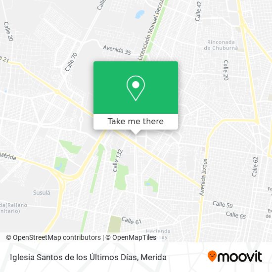 Iglesia Santos de los Últimos Días map