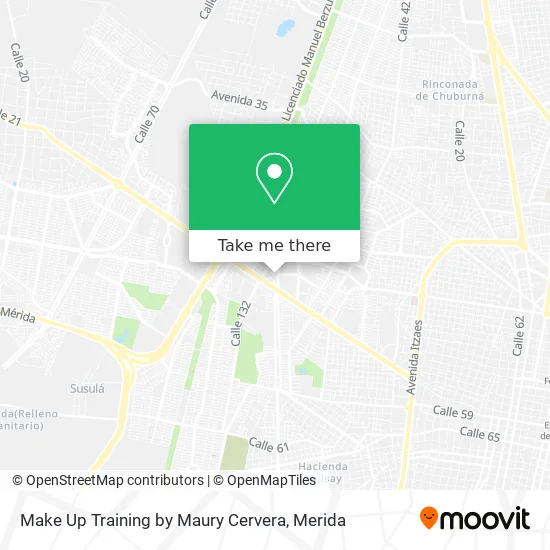 Make Up Training by Maury Cervera map