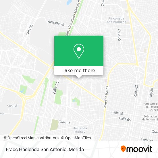 Fracc Hacienda San Antonio map