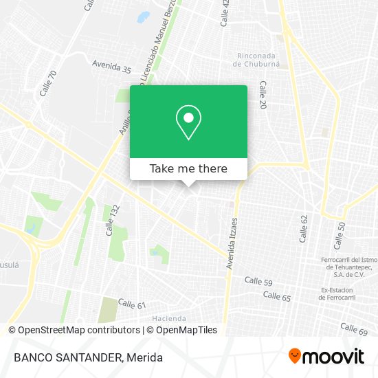 BANCO SANTANDER map