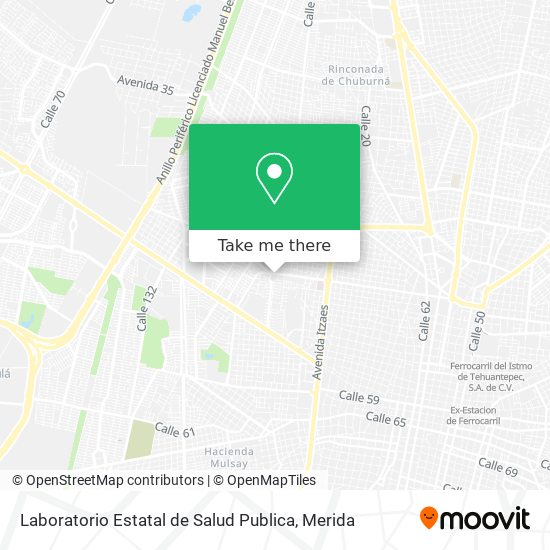 Mapa de Laboratorio Estatal de Salud Publica